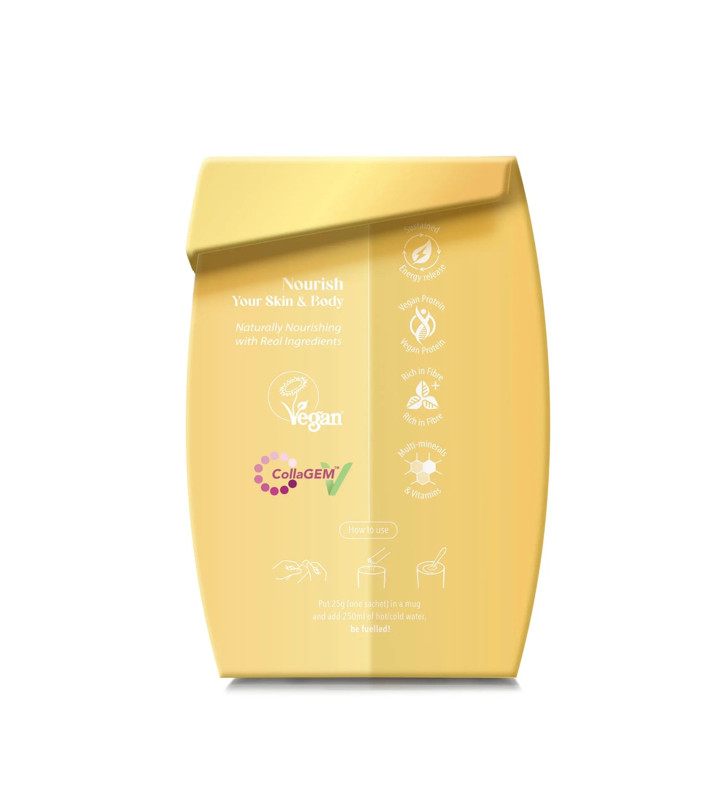 Elev8ng Vegan Collagen Protein Shake - Vanilla / Hazelnut Goldman Labs